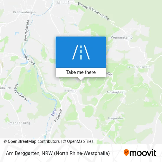 Am Berggarten map