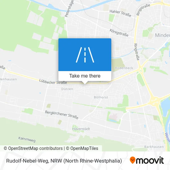 Rudolf-Nebel-Weg map