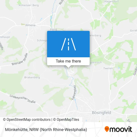 Карта Mönkehütte