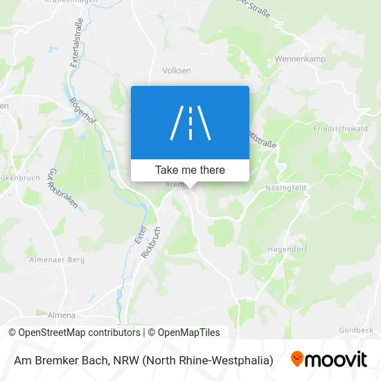 Am Bremker Bach map