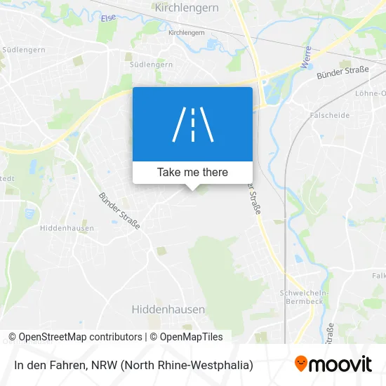 In den Fahren map