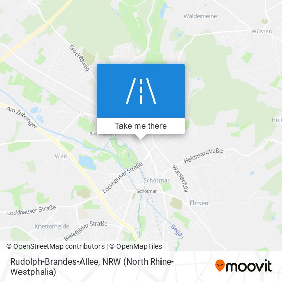 Rudolph-Brandes-Allee map