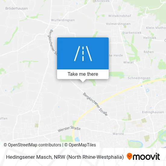 Hedingsener Masch map