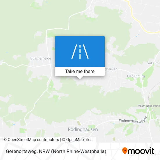Карта Gerenortsweg