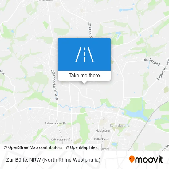 Zur Bülte map