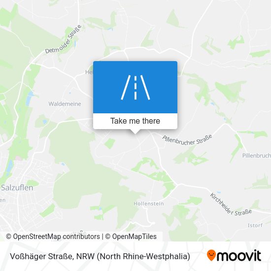 Voßhäger Straße map