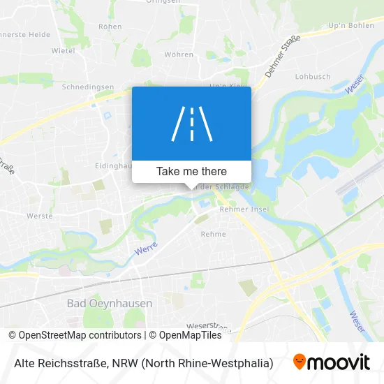 Alte Reichsstraße map