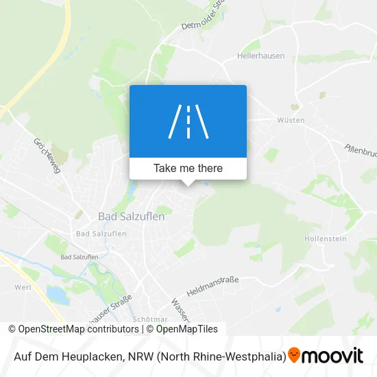 Карта Auf Dem Heuplacken