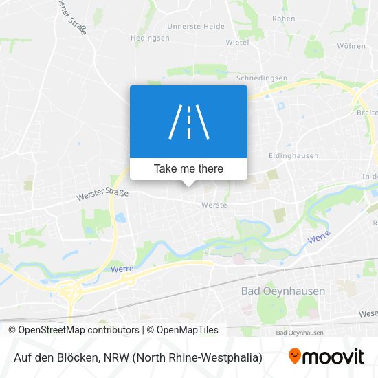 Auf den Blöcken map