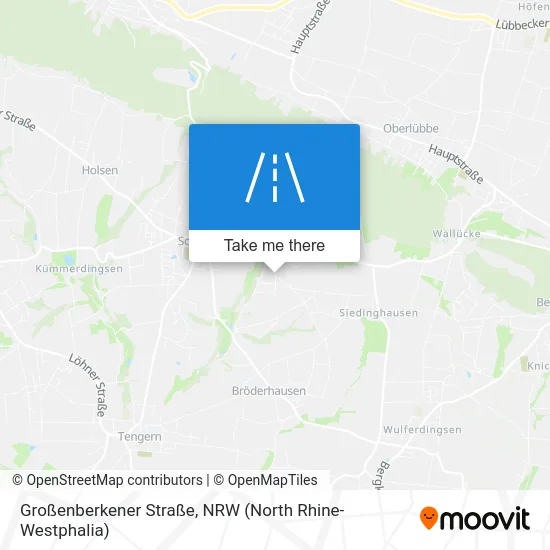 Карта Großenberkener Straße