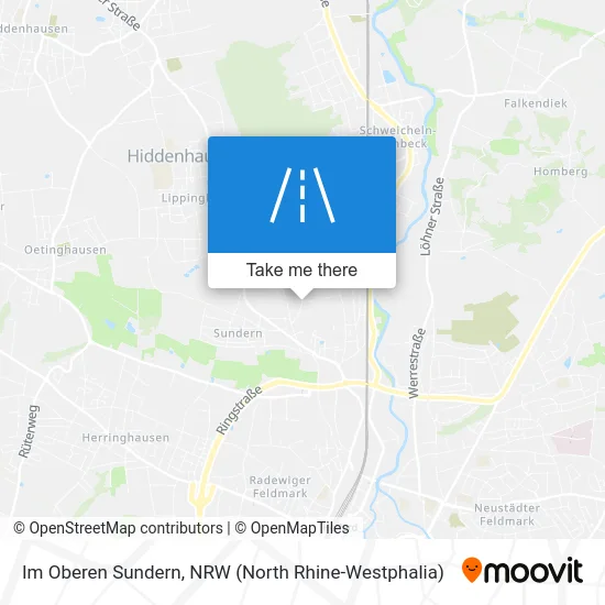 Im Oberen Sundern map