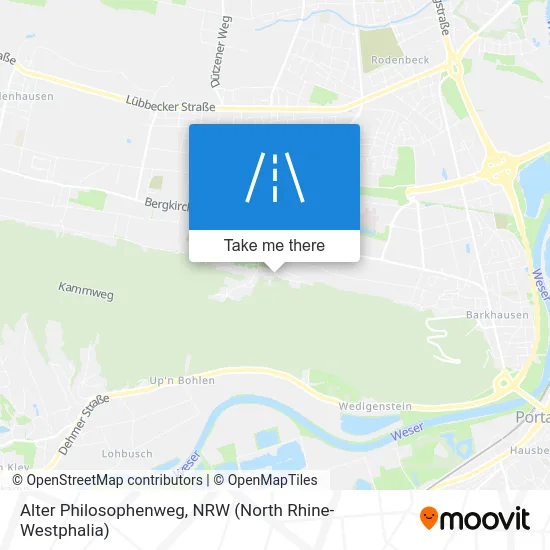 Alter Philosophenweg map
