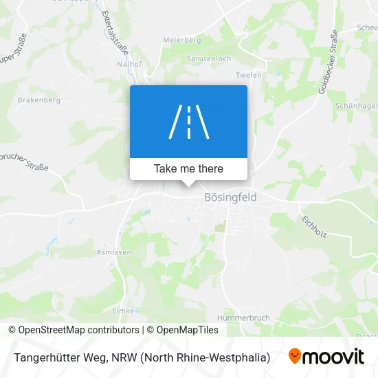 Карта Tangerhütter Weg