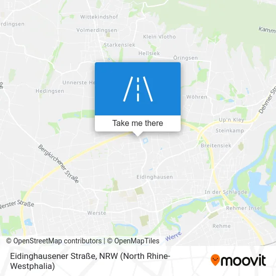 Карта Eidinghausener Straße