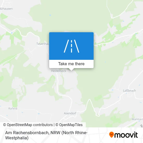 Am Rachensbornbach map