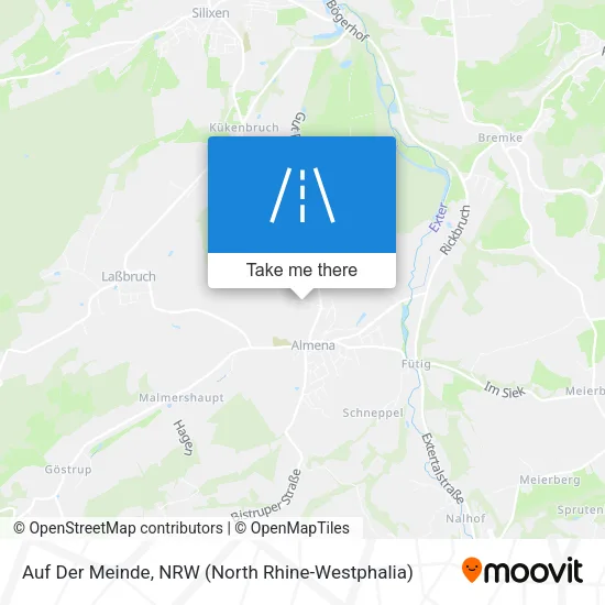 Карта Auf Der Meinde