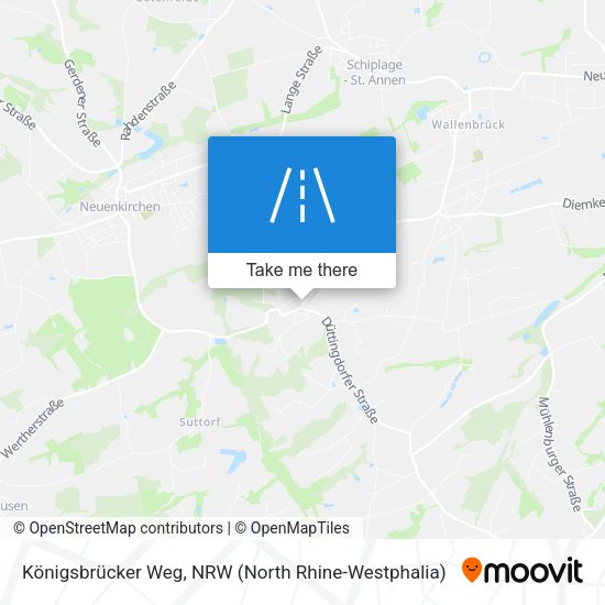 Königsbrücker Weg map