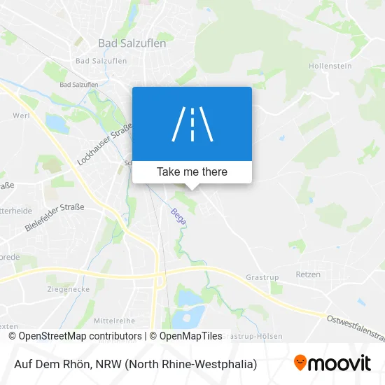 Карта Auf Dem Rhön