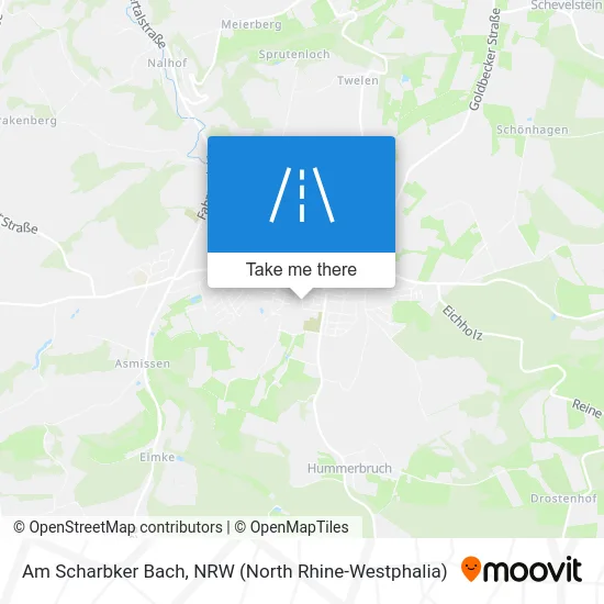 Am Scharbker Bach map