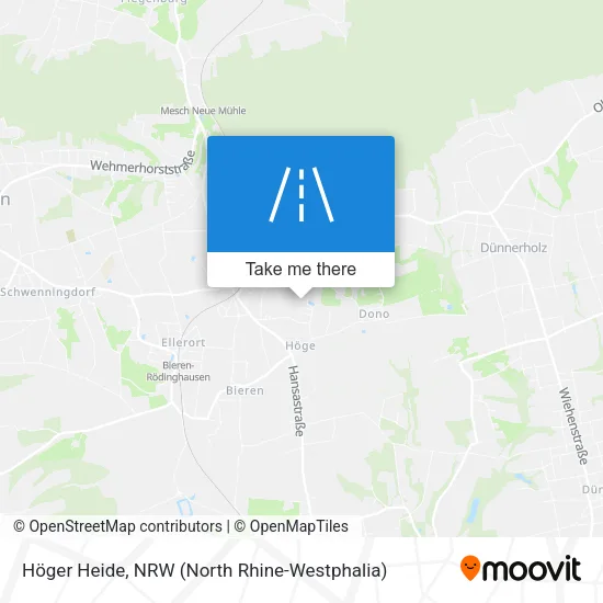 Карта Höger Heide