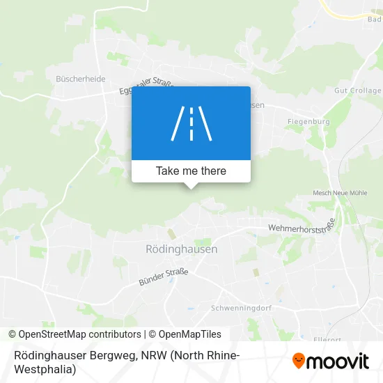 Карта Rödinghauser Bergweg