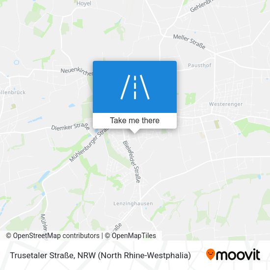 Trusetaler Straße map