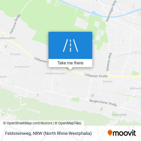 Feldsteinweg map