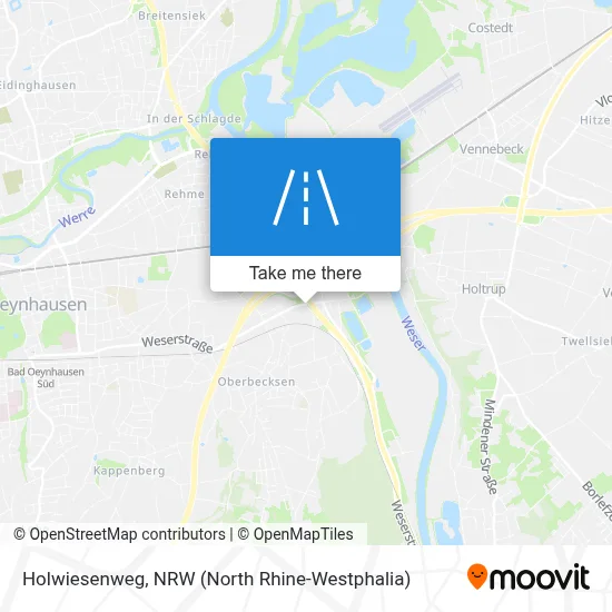 Holwiesenweg map