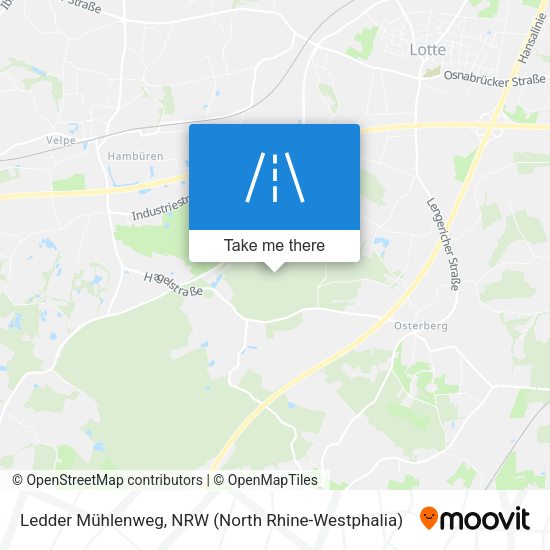 Ledder Mühlenweg map