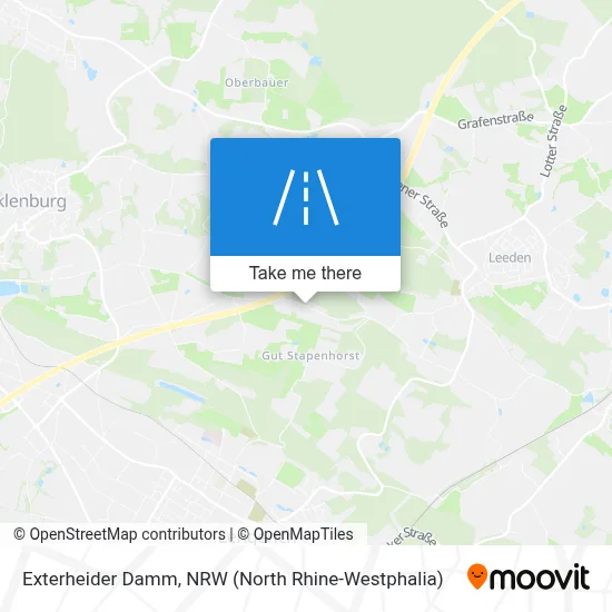 Exterheider Damm map