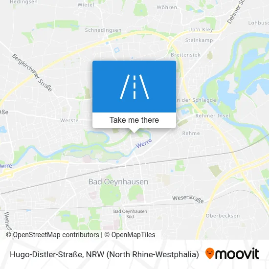 Карта Hugo-Distler-Straße