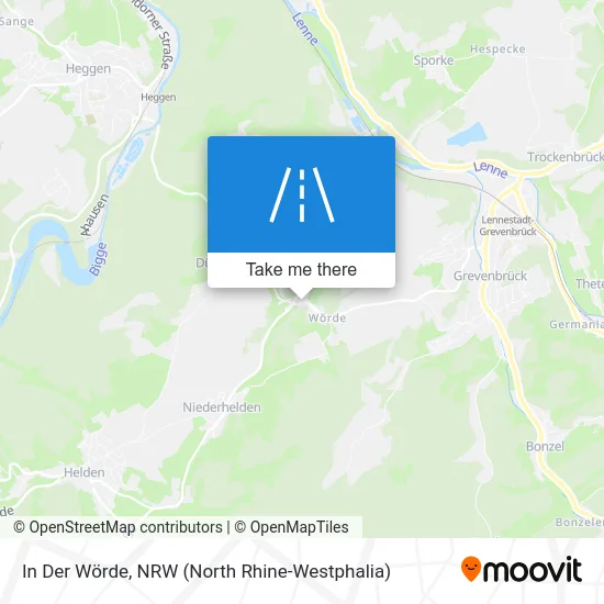 In Der Wörde map