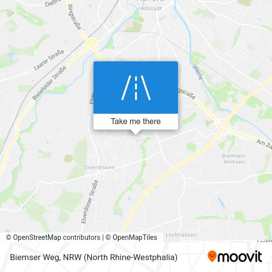 Карта Biemser Weg