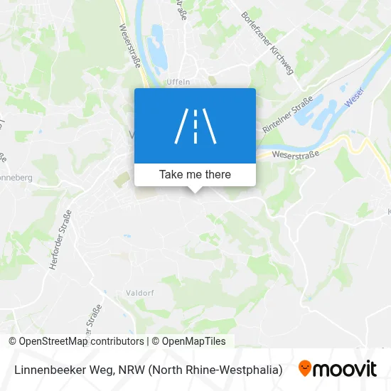 Linnenbeeker Weg map