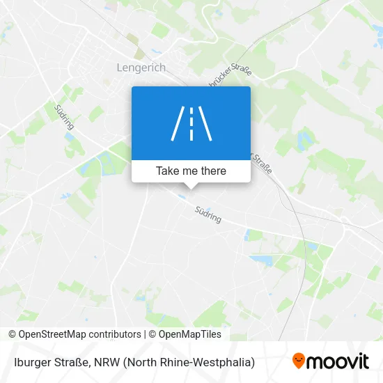 Карта Iburger Straße