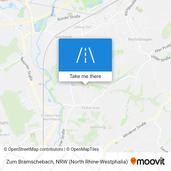 Карта Zum Bramschebach