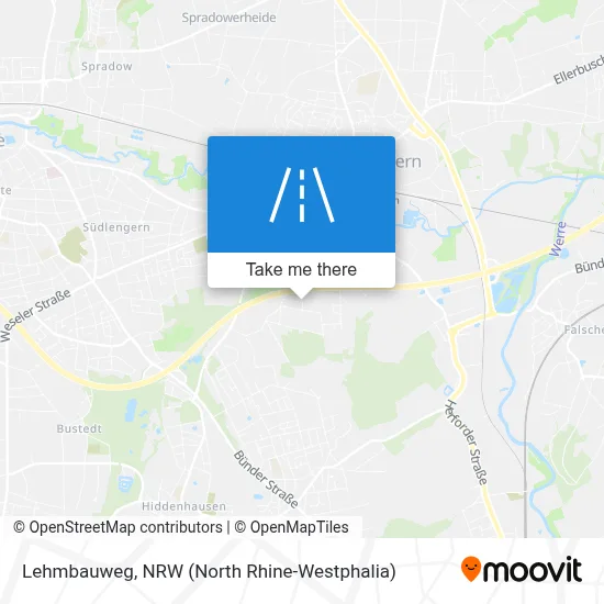 Lehmbauweg map