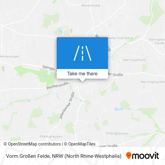 Карта Vorm Großen Felde