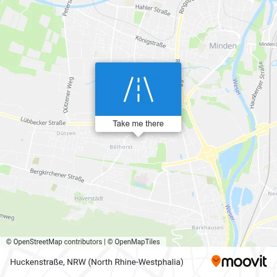 Huckenstraße map
