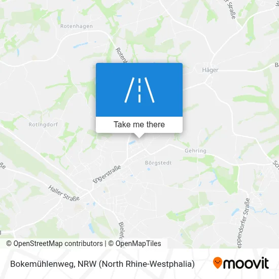 Bokemühlenweg map