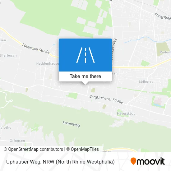 Карта Uphauser Weg