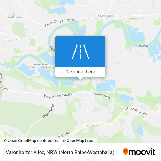 Varenholzer Allee map