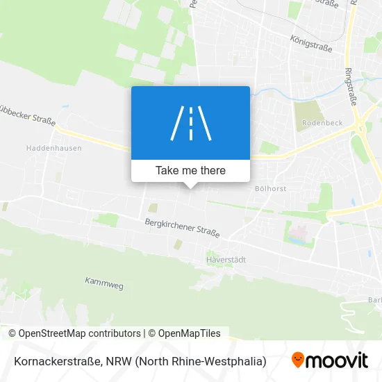 Карта Kornackerstraße