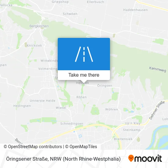 Карта Öringsener Straße