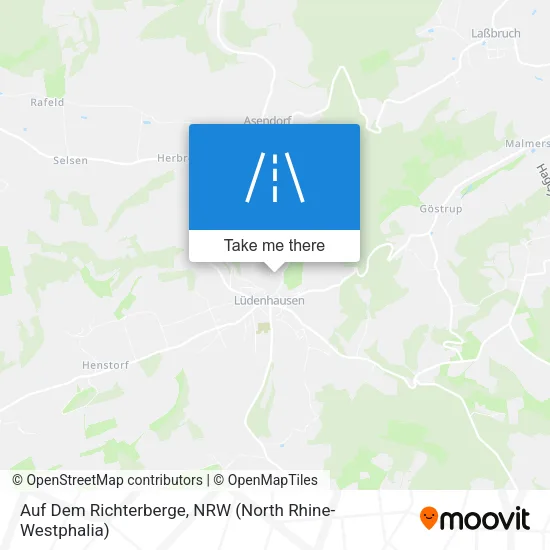 Карта Auf Dem Richterberge