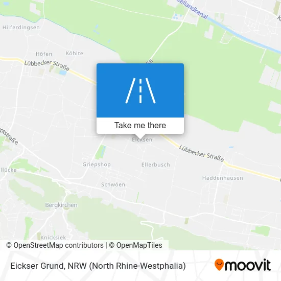 Eickser Grund map