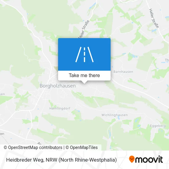 Карта Heidbreder Weg