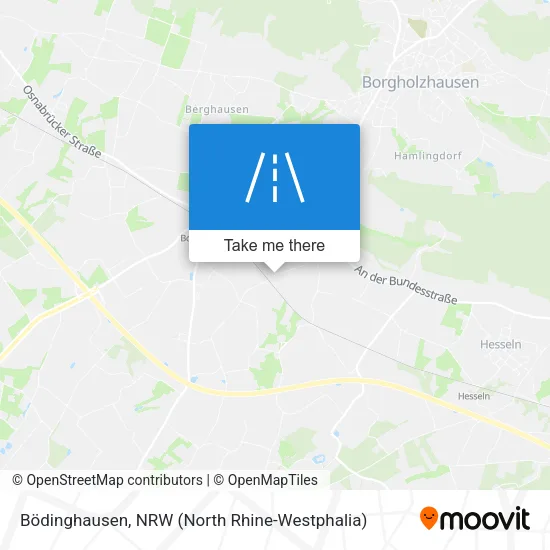 Карта Bödinghausen