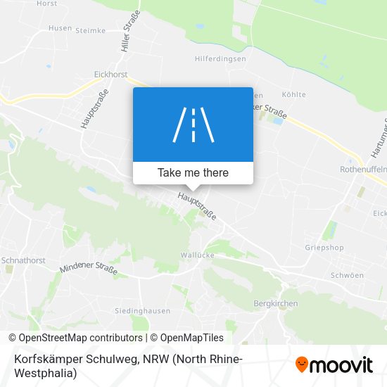 Korfskämper Schulweg map