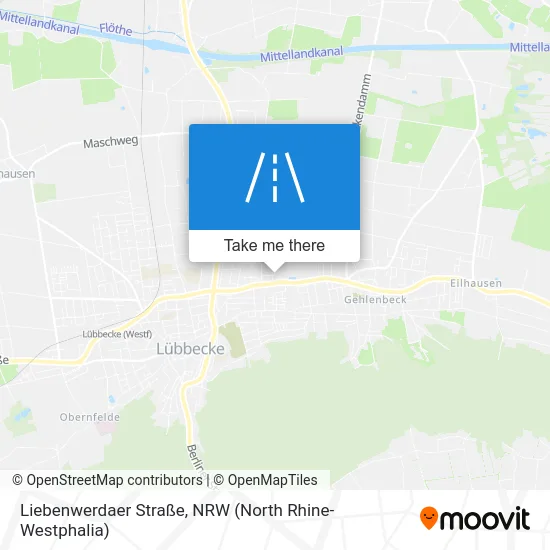 Карта Liebenwerdaer Straße